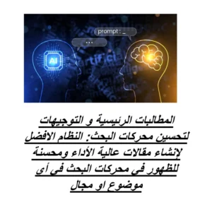 المطالبات لانشاء مقالات احترافيه في اي نيتش